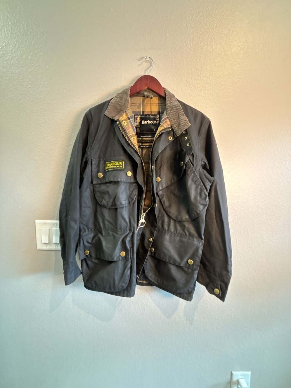 Barbour International Original Waxed Jacket Black